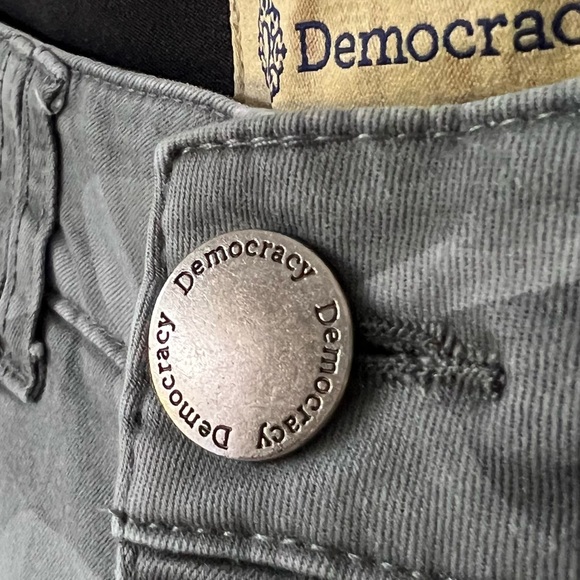 Democracy Ab Technology Olive Camo Pants Zipper Size 8 - Picture 5 of 14